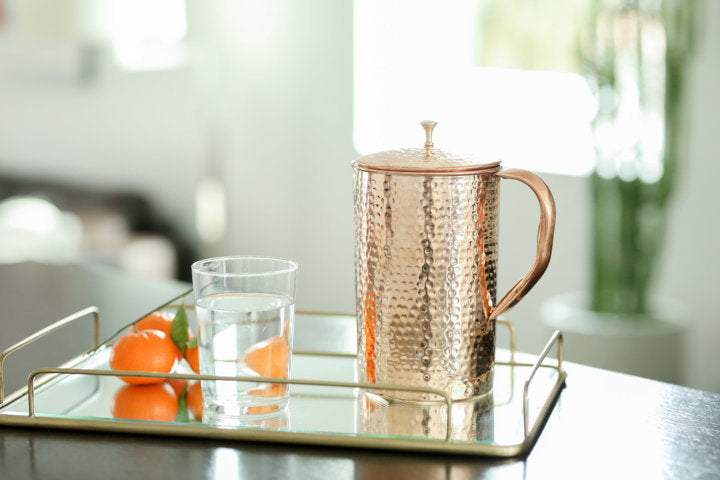copper water pitcher