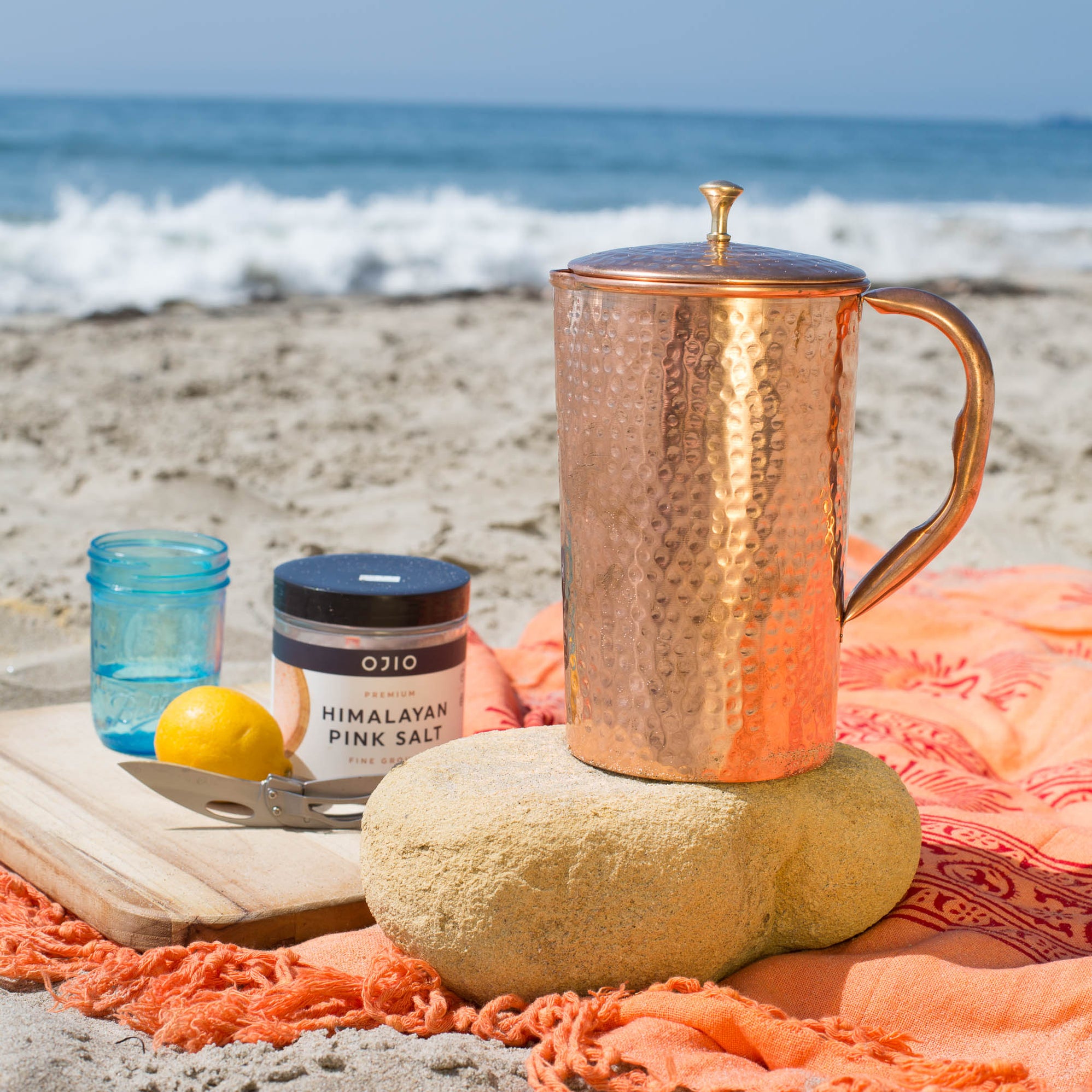 Shantiva Copper Pitcher Ayurvedic Health Benefits Alkaline Water